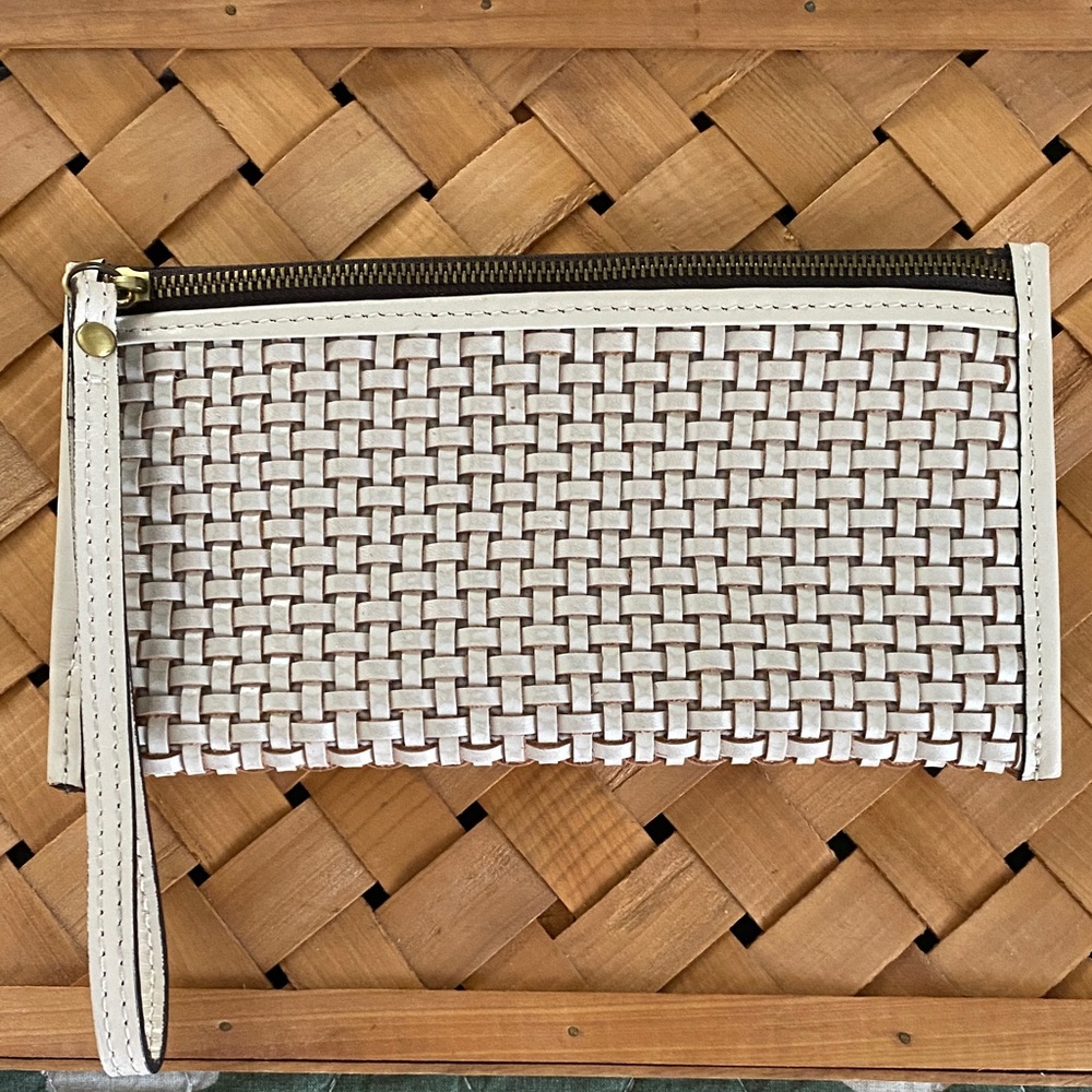 Patricia Nash Carita Wristlet in Latte